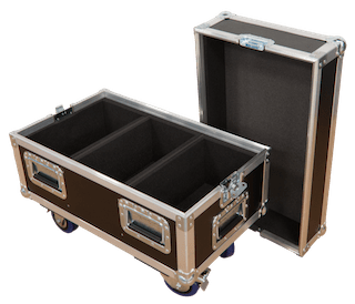 Deckmate 1, Flight case for 3 Shufflemaster™ Units, Black, 60cm x 34cm x 32cm