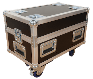Deckmate 1, Flight case for 3 Shufflemaster™ Units, Black, 60cm x 34cm x 32cm