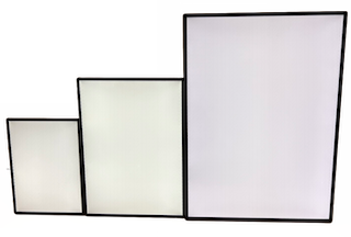 Light Poster, LED Backlit Aluminum Frame, Sizes A5, A4 or A3, Poster Sign with exchangeable artwork