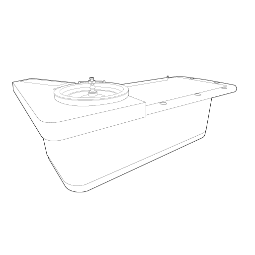 American Roulette Table Drawing