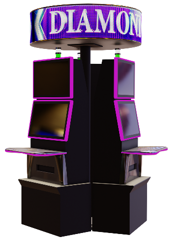 360 Degree (Circular) Leg Mounted LED sign 2 x 12 flex LED Panels