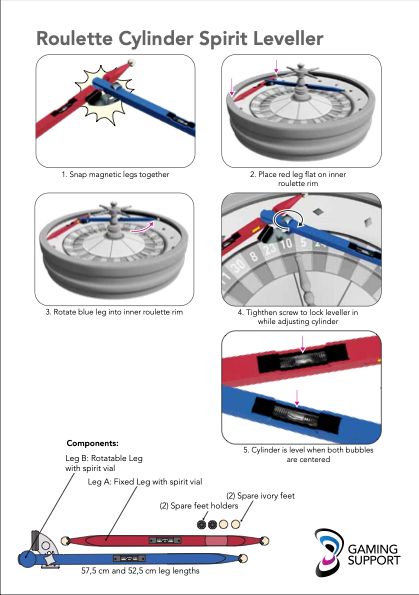High Precision Roulette Wheel Leveller
