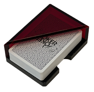 card deck display case Card Game Discard Holder for 1 Deck