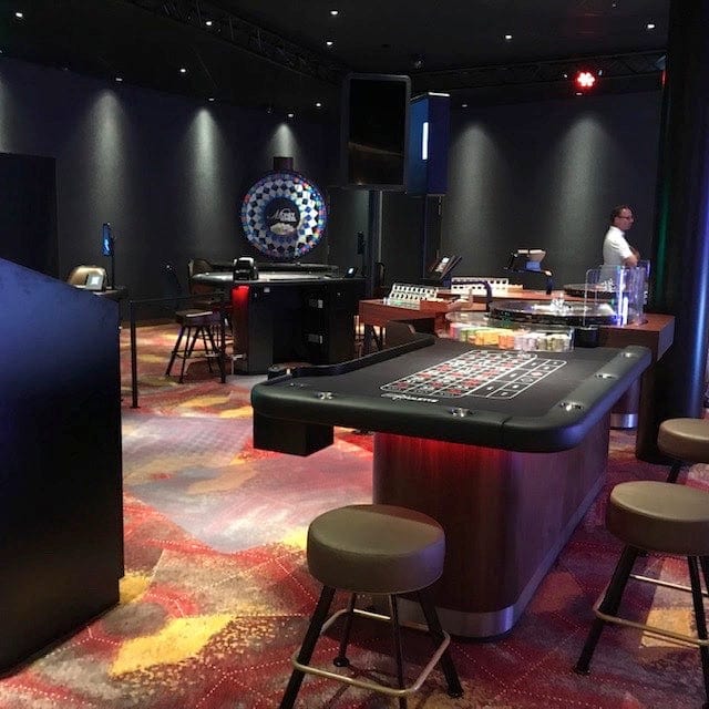 American Roulette Table in Operation 