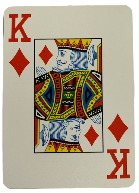 Jumbo Index Playing Card "King"