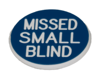 Poker Professional "Missed Small Blind" marker button