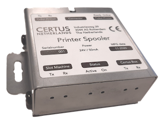 Printer Spooler for JCM Ticket Printers; One Port prints all.