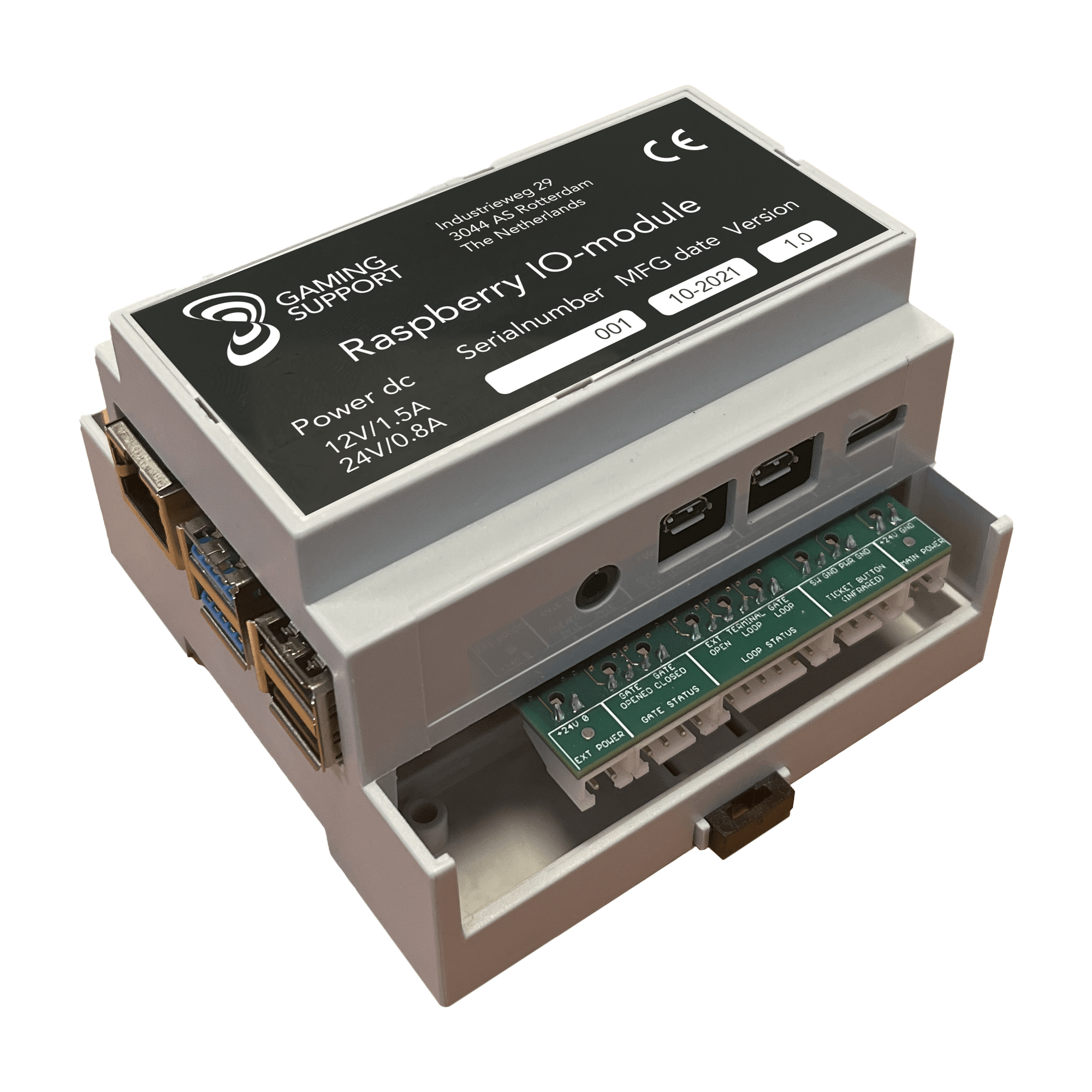 Raspberry Pi4 Professional I/O Module