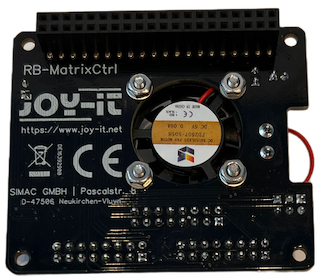 Raspberry LED Panel Matrix Controller Bottom View