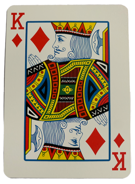 Regular Index Playing Card "King"