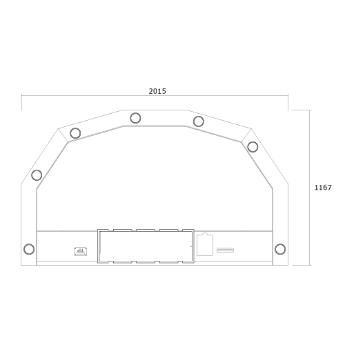 Professional Back Jack Table Top View